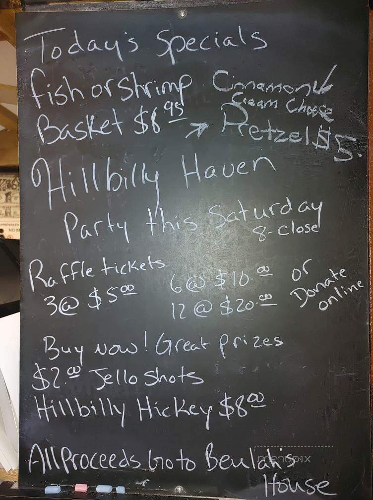 The Double J Saloon - Redmond, OR menu_pic