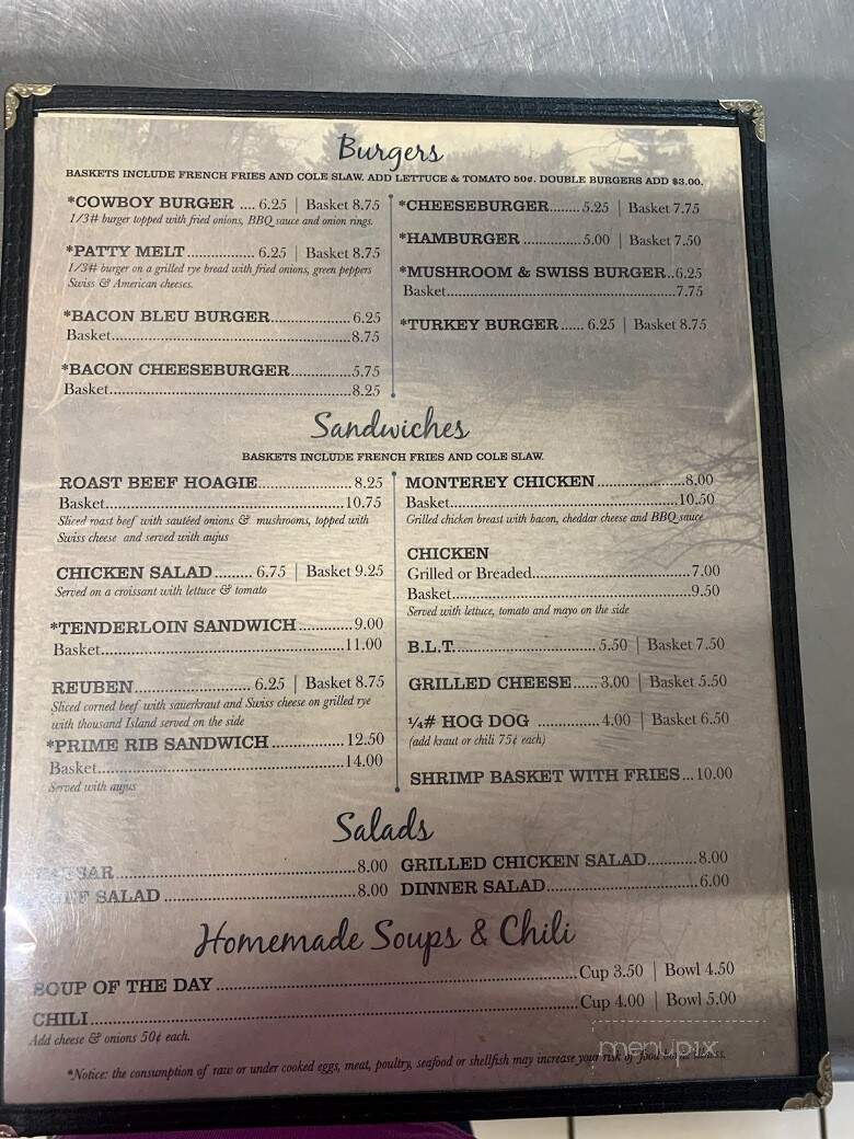 Riverside Inn - Crivitz, WI menu_pic