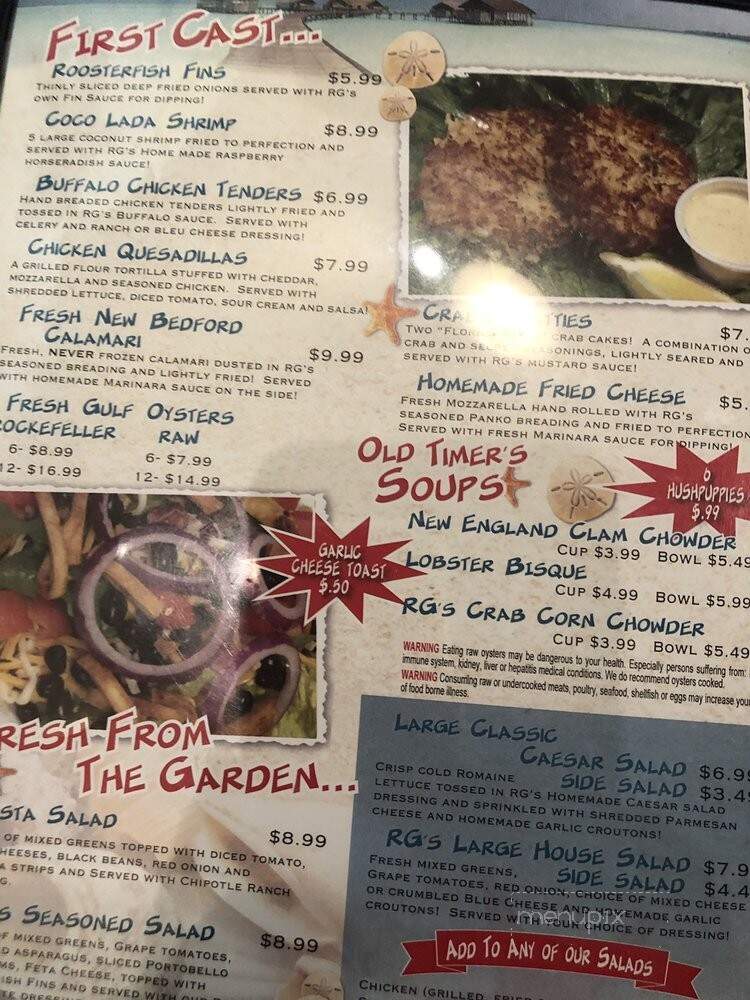 The Roosterfish Grill - Largo, FL menu_pic