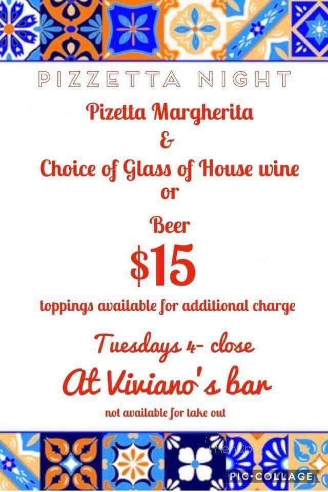Viviano Trattoria - Warwick, NY menu_pic