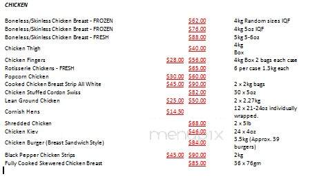 AJ's Pizza - Wawa, ON menu_pic