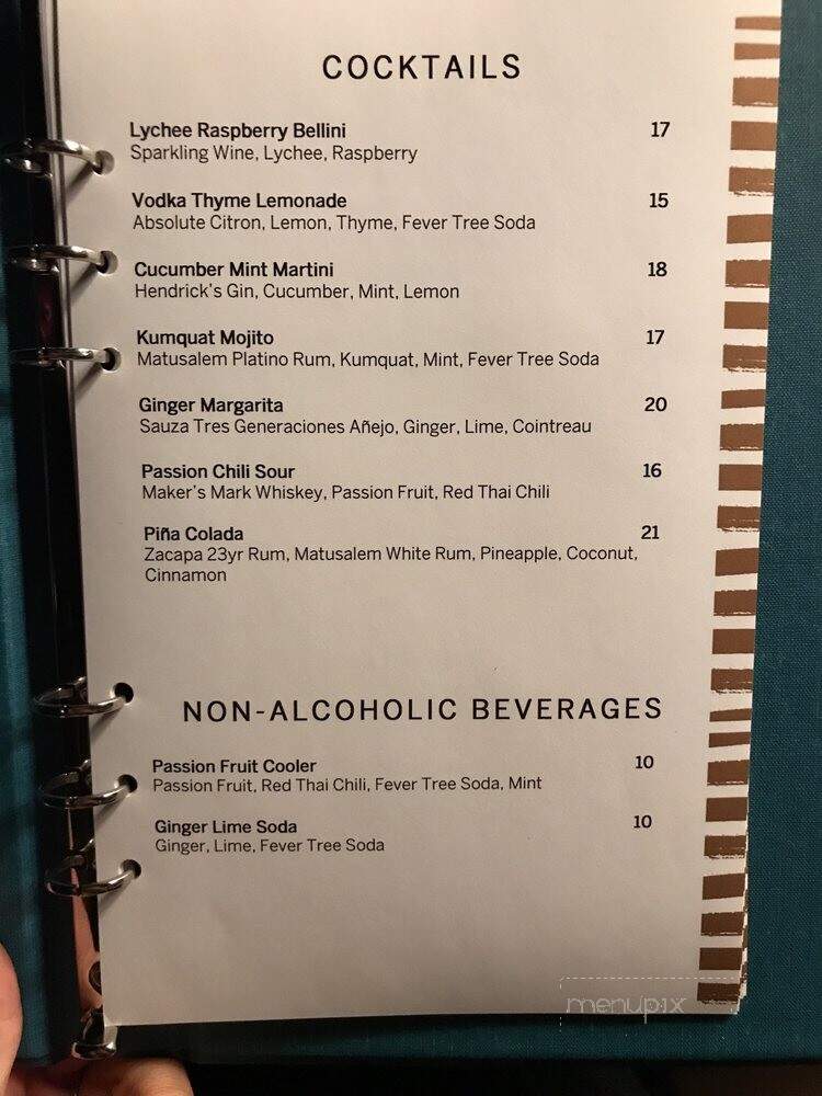 Jean-Georges Beverly Hills - Beverly Hills, CA menu_pic