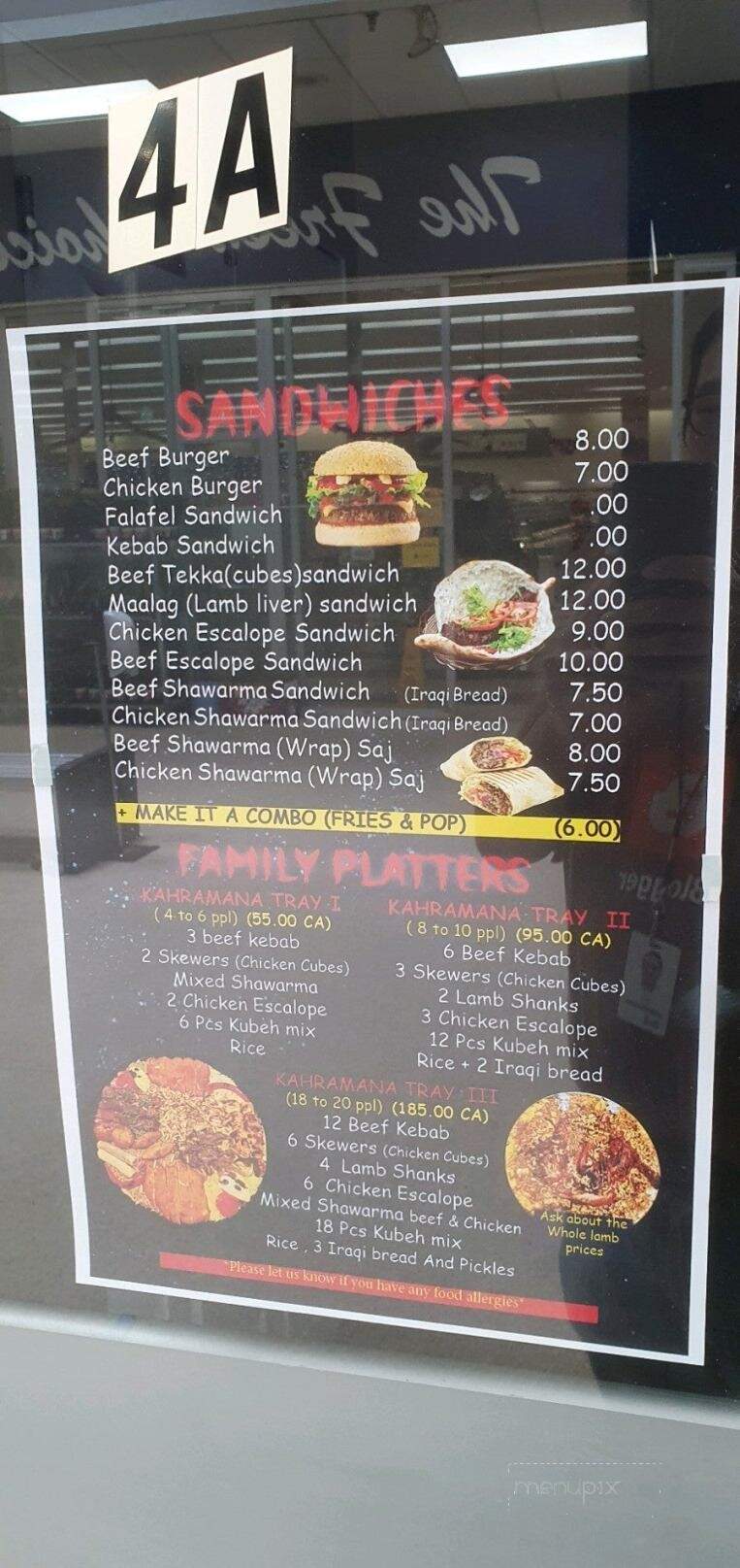 Kahramana Restaurant - Upland, CA menu_pic