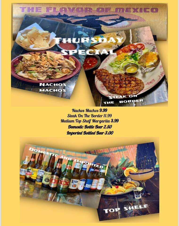 Alamitos Mexican Restaurant - Cullman, AL menu_pic