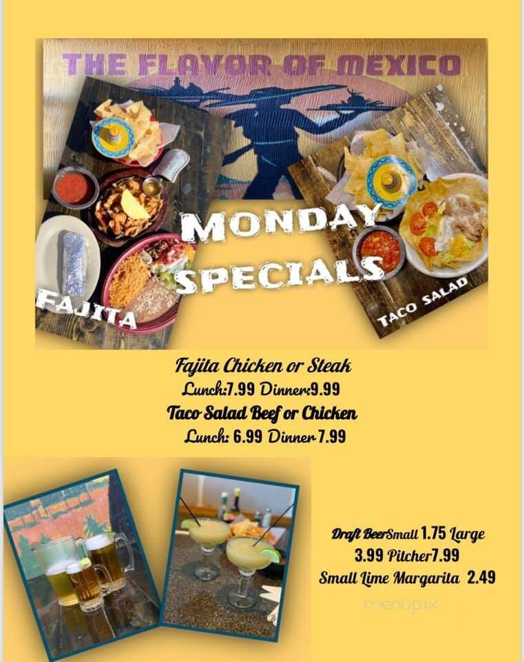 Alamitos Mexican Restaurant - Cullman, AL menu_pic