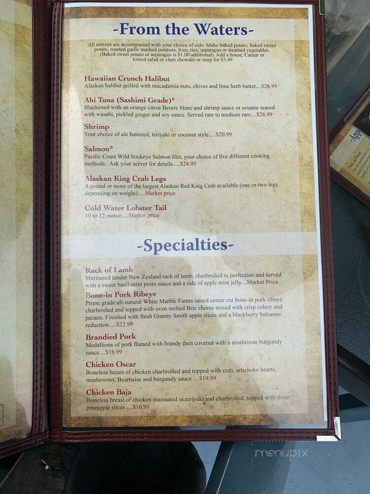 Sandpiper Restaurant - Idaho Falls, ID menu_pic