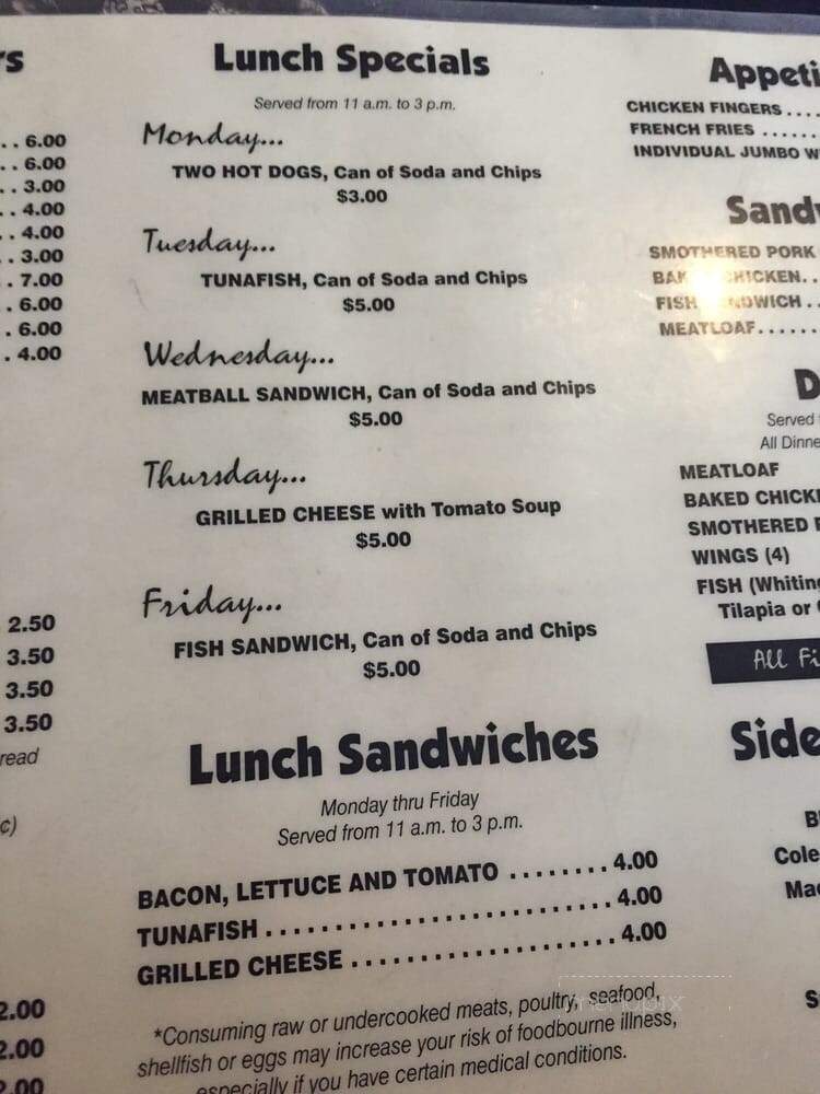 Evelyn's Soul Food - Wilmington, DE menu_pic