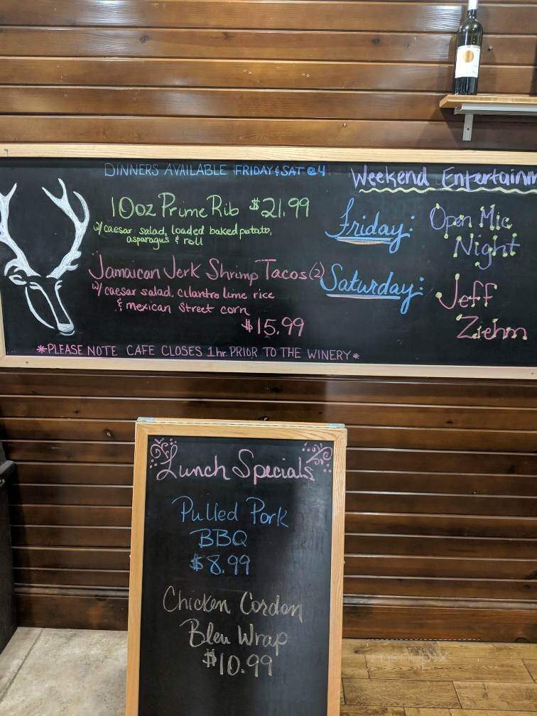 Elk Creek Vineyards - Owenton, KY menu_pic