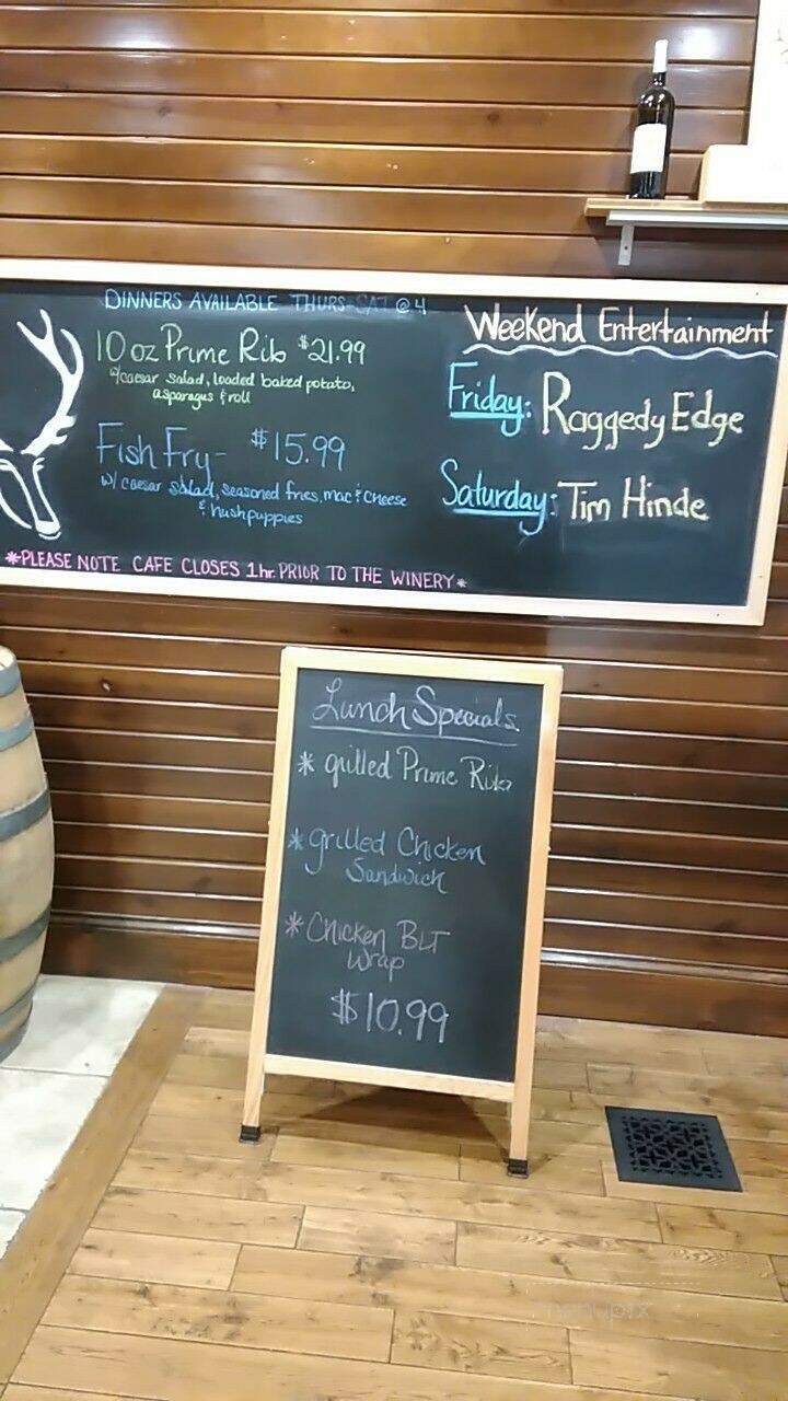 Elk Creek Vineyards - Owenton, KY menu_pic
