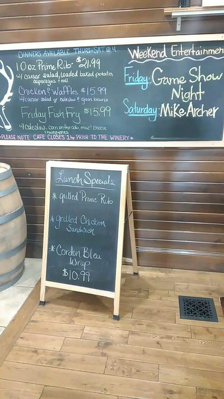 Elk Creek Vineyards - Owenton, KY menu_pic