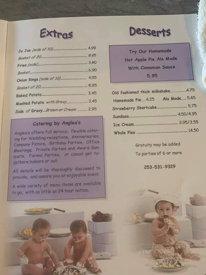 Angleas Restaurant - Tacoma, WA menu_pic