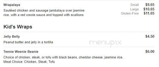 Wrapped Up - Augusta, ME menu_pic