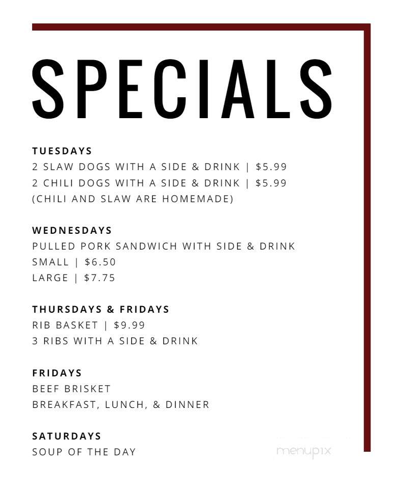 Boarhogs BBQ - Huntsville, AL menu_pic