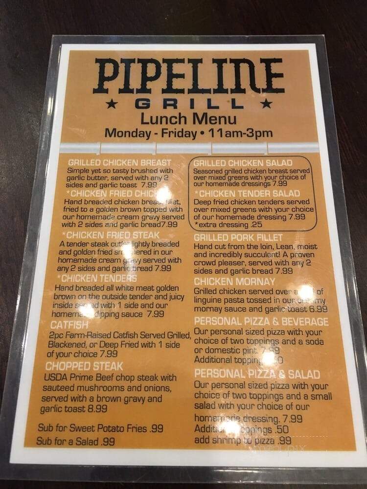 Pipeline Grill - La Porte, TX