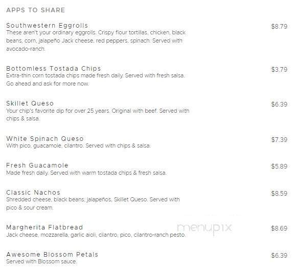 Chili's - Russellville, AR menu_pic