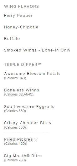 Chili's - Russellville, AR menu_pic