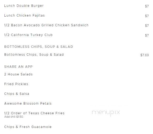 Chili's - Russellville, AR menu_pic