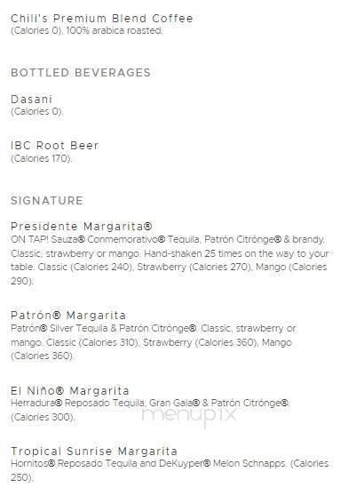 Chili's - Russellville, AR menu_pic