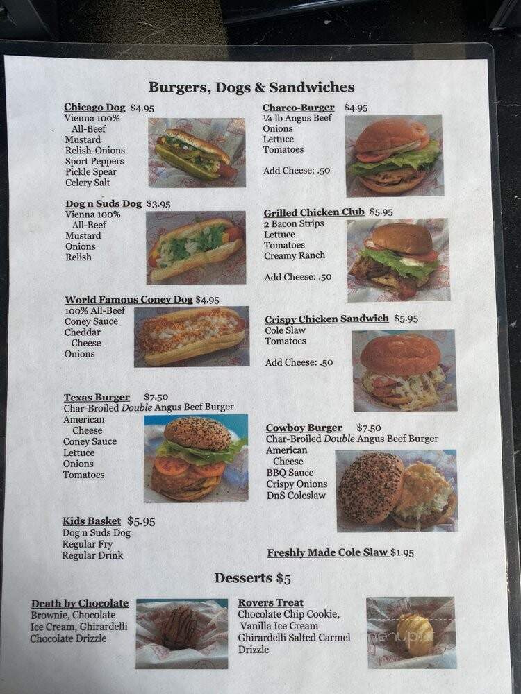 Dog n Suds - Temecula, CA menu_pic