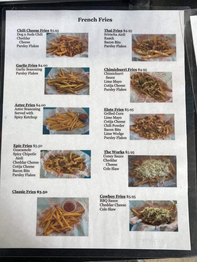 Dog n Suds - Temecula, CA menu_pic