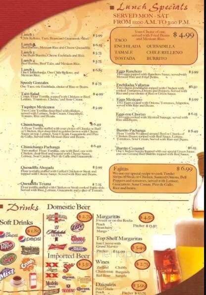 The Flint - Albany, GA menu_pic