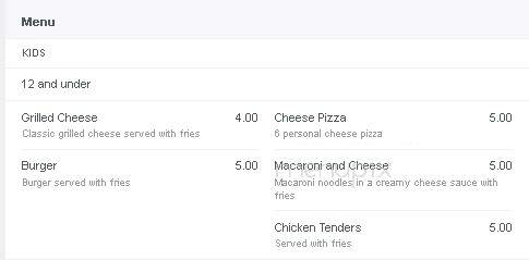 Reifschneider's Grill Grape - Columbia, IL menu_pic