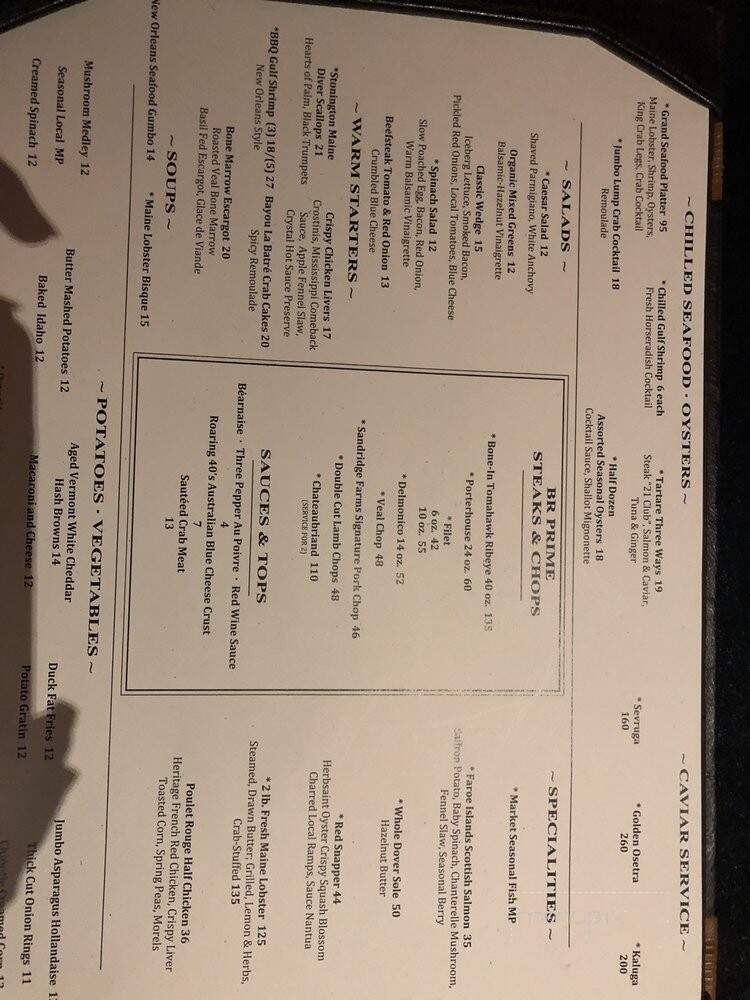 BR Prime - Biloxi, MS menu_pic