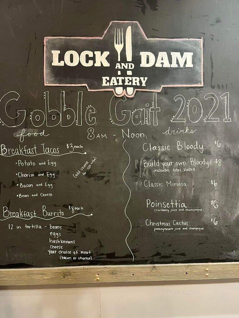 Lock and Dam Eatery - Hastings, MN menu_pic