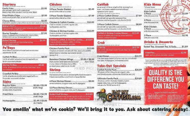 Eat My Catfish - Benton, AR menu_pic