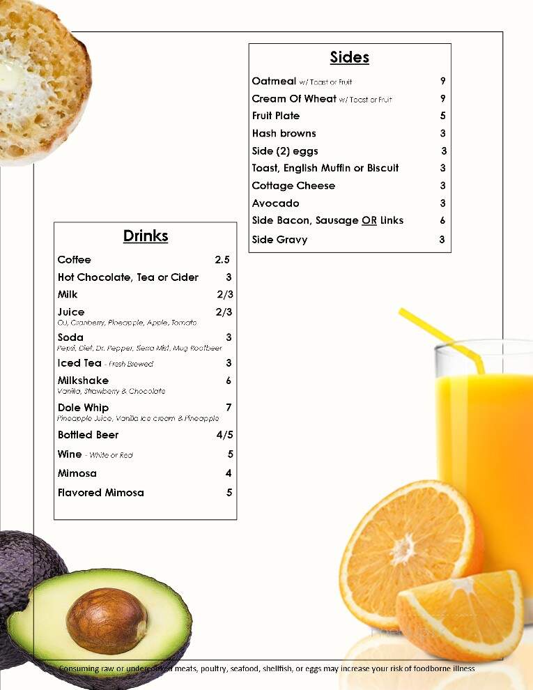 Hiouchi Cafe - Crescent City, CA menu_pic