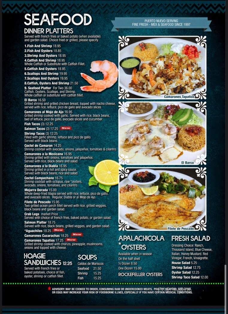 Puerto Nuevo Mexican & Seafood Restaurant - Anderson, SC
