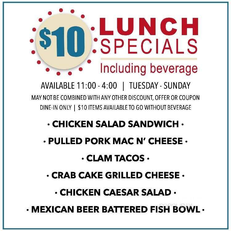 Kacey's Seafood & More - Sarasota, FL menu_pic