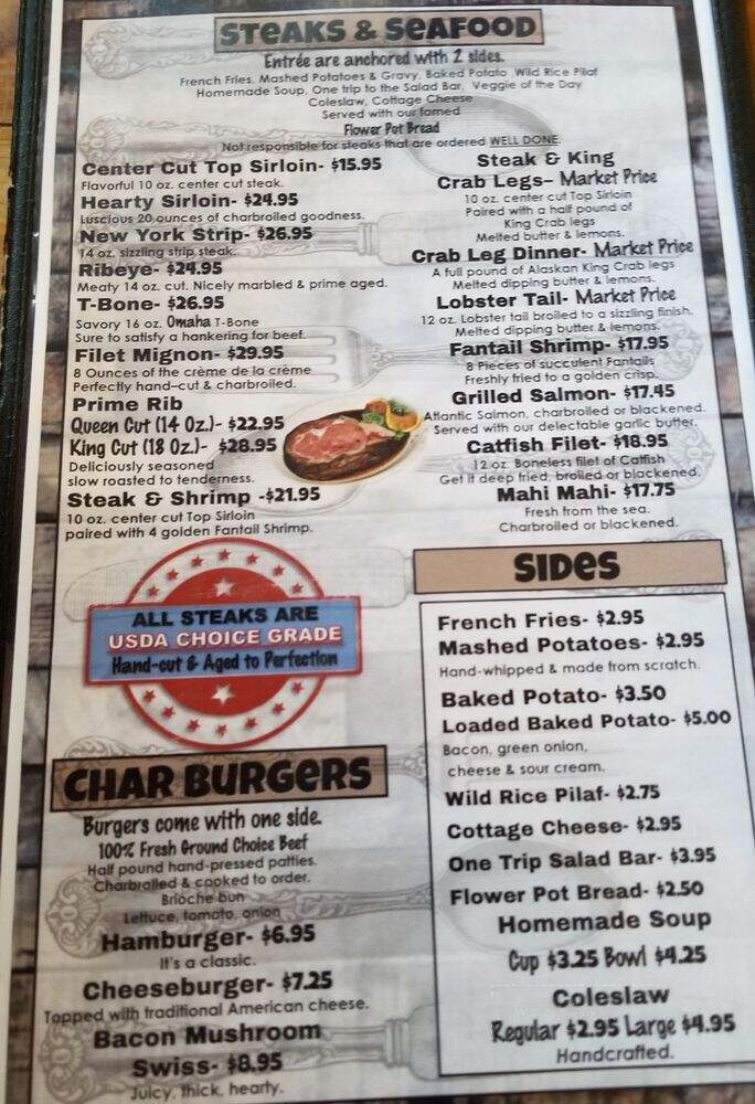 Catfish Lake Restaurant - Bellevue, NE menu_pic