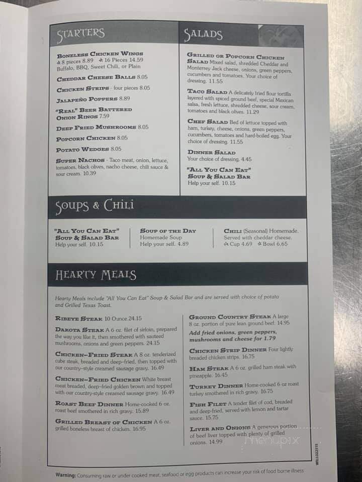 Dakota Farms Family Restaurant - Williston, ND menu_pic