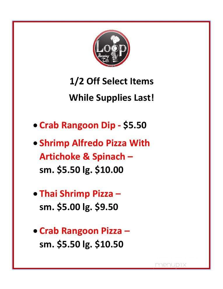 Loop Brewing Company - McCook, NE menu_pic