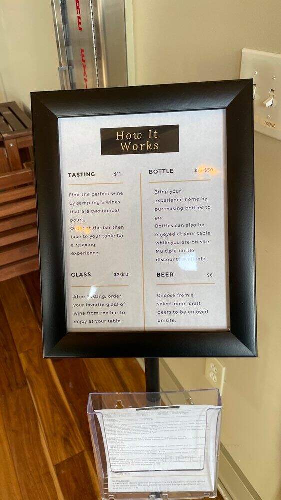 Fainting Goat Vineyards - Jasper, GA menu_pic