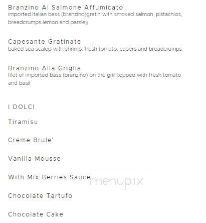 Ristorante Claretta - Palm City, FL menu_pic