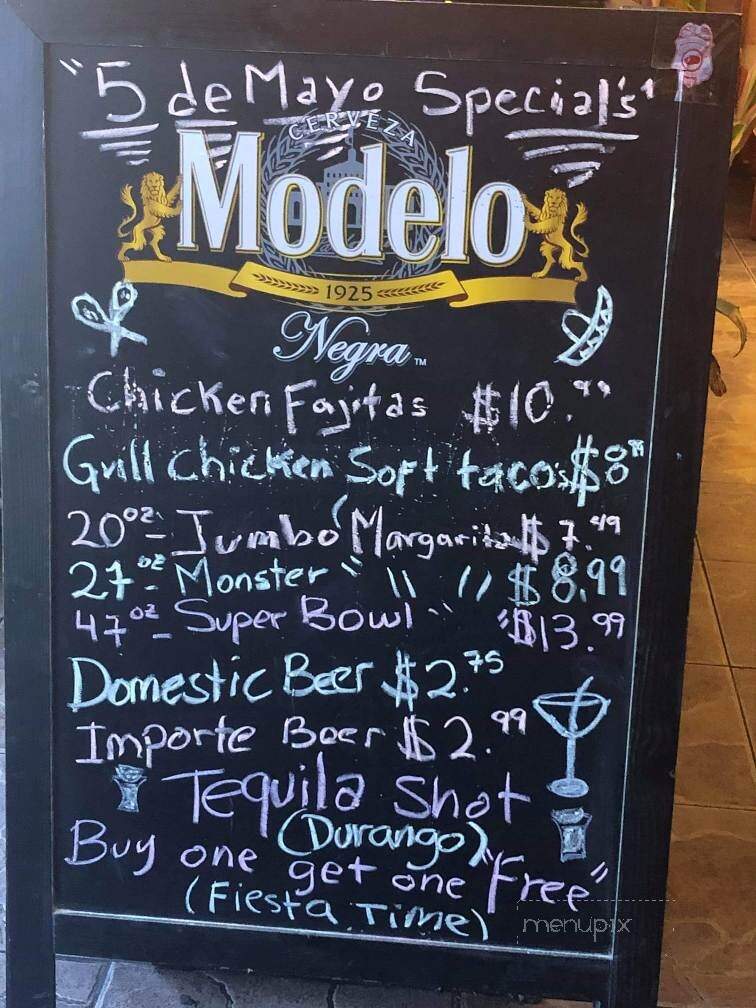 El Cerrito Mexican Restaurant & Grill - New Port Richey, FL menu_pic