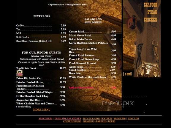 Aberdeen Barn - Williamsburg, VA menu_pic