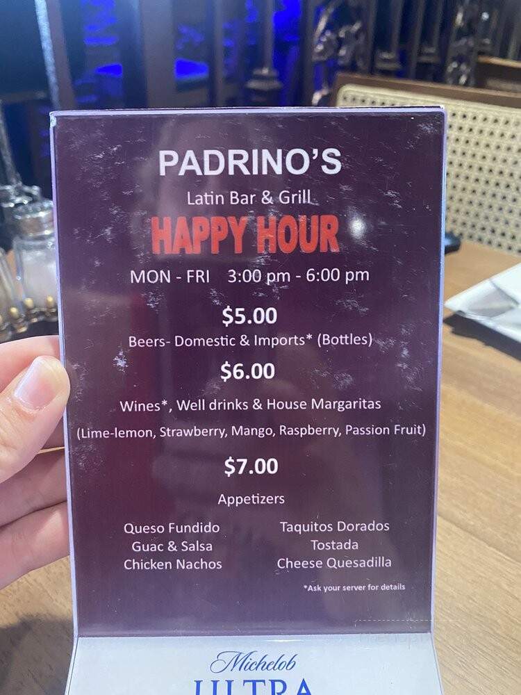 Padrino's Latin Bar & Grill - Henderson, NV menu_pic