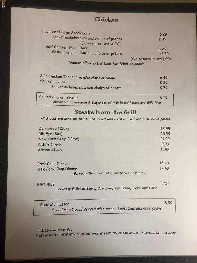 Dick Clarks Drive In - Princeton, IN menu_pic