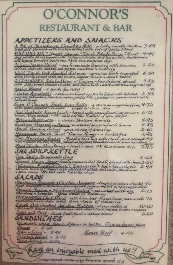 O'Connor's Restaurant & Bar - Worcester, MA