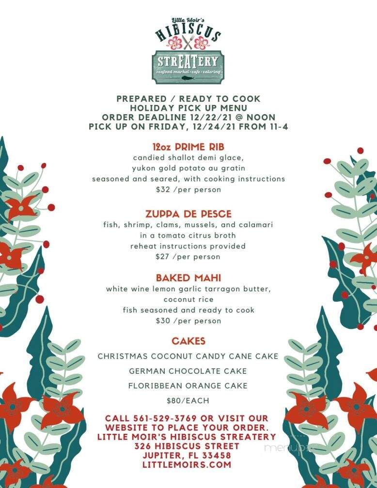 Leftovers Cafe - Jupiter, FL menu_pic