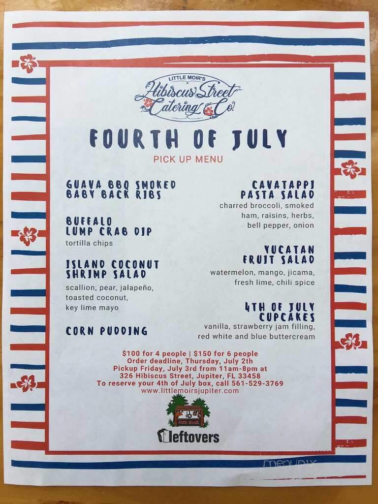 Leftovers Cafe - Jupiter, FL menu_pic