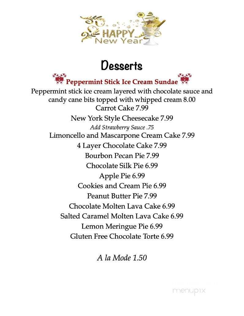 Post Office Pub Restaurant - North Grafton, MA menu_pic