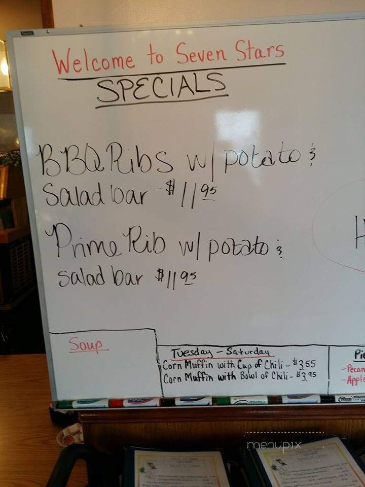 7 Stars Family Restaurant - Hampton, IA menu_pic