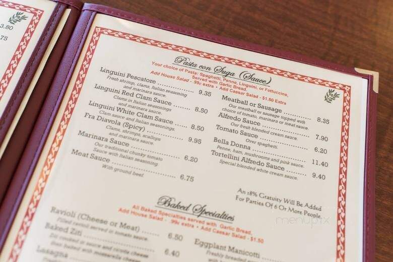 Elizabeth's Pizza & Italian - Sanford, NC menu_pic