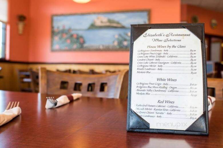 Elizabeth's Pizza & Italian - Sanford, NC menu_pic