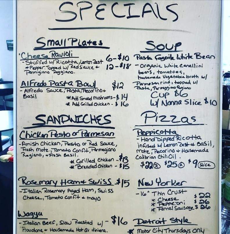 Emma Hearth and Market - Bridgman, MI menu_pic
