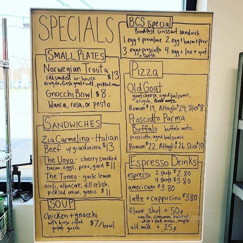Emma Hearth and Market - Bridgman, MI menu_pic